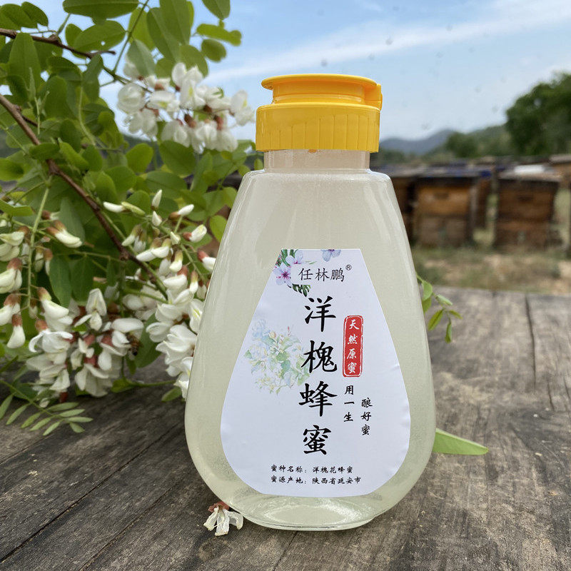 任家蜂业知乎任林鹏洋槐花蜂蜜天然纯正水白适合柠檬水