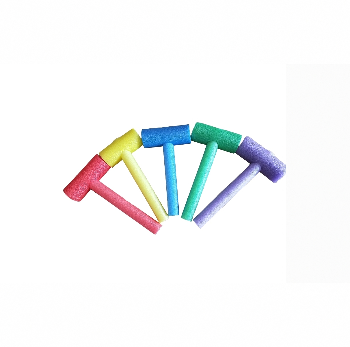 彩色小榔头海绵玩具幼儿园儿童做游戏敲击器材儿童打地鼠泡沫锤子