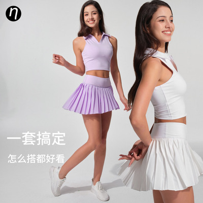 夏季户外衫运动网球裤套装