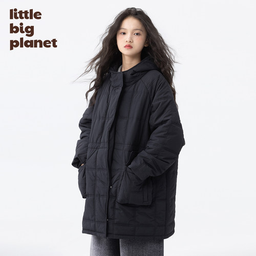 小小大星球许我耀眼黑棉服外套