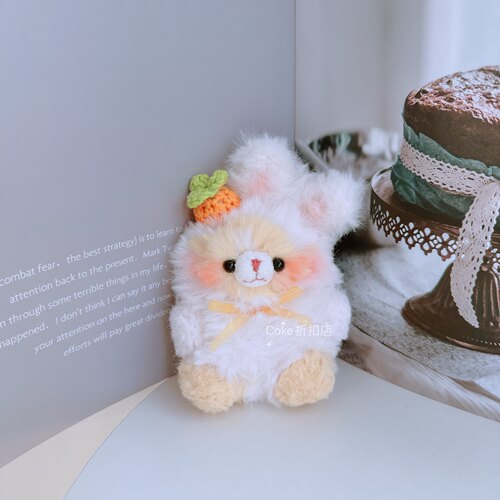 毛绒小兔AirPods硅胶耳机壳