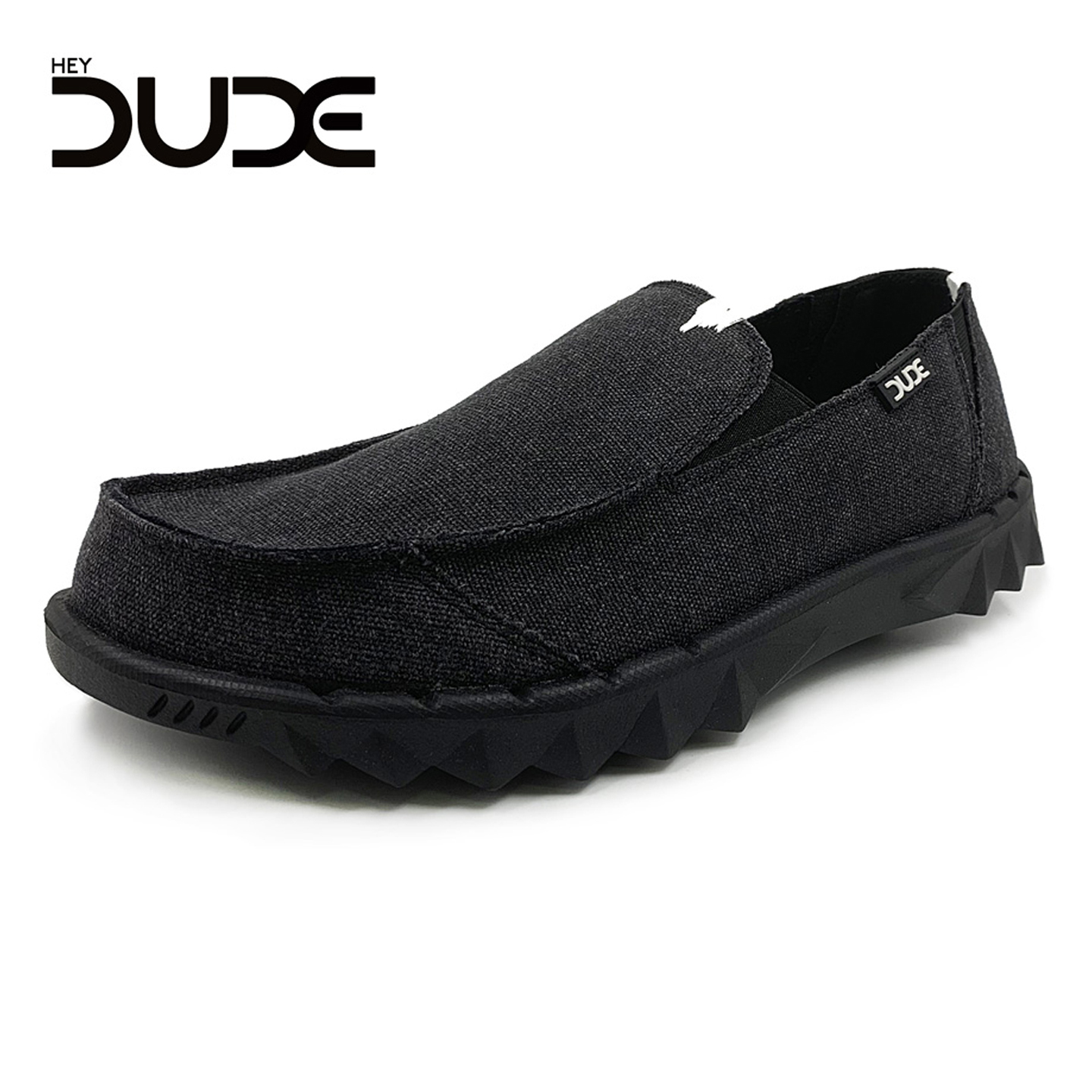 加宽帆布鞋DUDE透气轻便休闲厚底