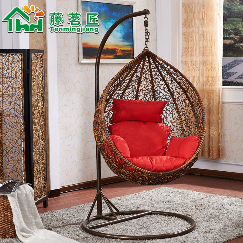 户外吊篮双人摇椅藤椅吊床室内家用阳台吊兰鸟巢摇篮椅秋千吊椅子