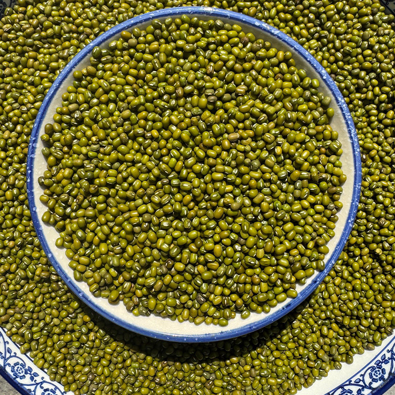 绿豆 吕梁农家自种2500g发芽豆五谷杂粮绿豆汤煮粥豆浆杂粮绿豆粥