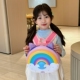 儿童幼儿园双肩包女童卡通彩虹开学中大班小书包女孩公主可爱背包