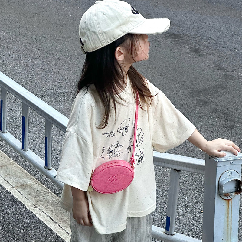 两用椭圆女童专用小包包可爱儿童零钱包挂包韩版时尚小女孩斜挎包