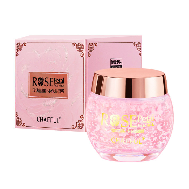 香芙儿玫瑰花瓣面膜膏补水保湿温和清洁补水保湿滋养淡香面膜