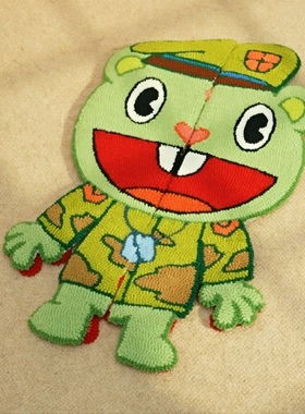 同款欢乐树Flippy创意地毯双层地毯多场景通用童年回忆可爱家用