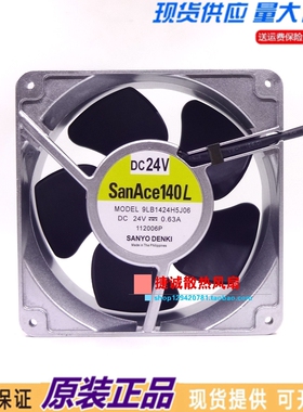 原装三洋 9LB1424H5J06 DC24V 0.63A 14050 14CM 变频器散热风扇