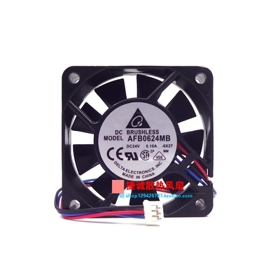 AFB0624MB 原装台达 24V 0.10A 6CM 6015 安川五系驱动器散热风扇