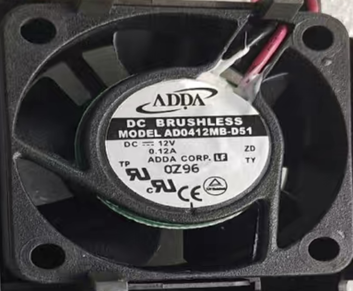 ADDA AD0412MB-D51 DC12V 0.12A 4015 4CM 双滚珠 变频器散热风扇