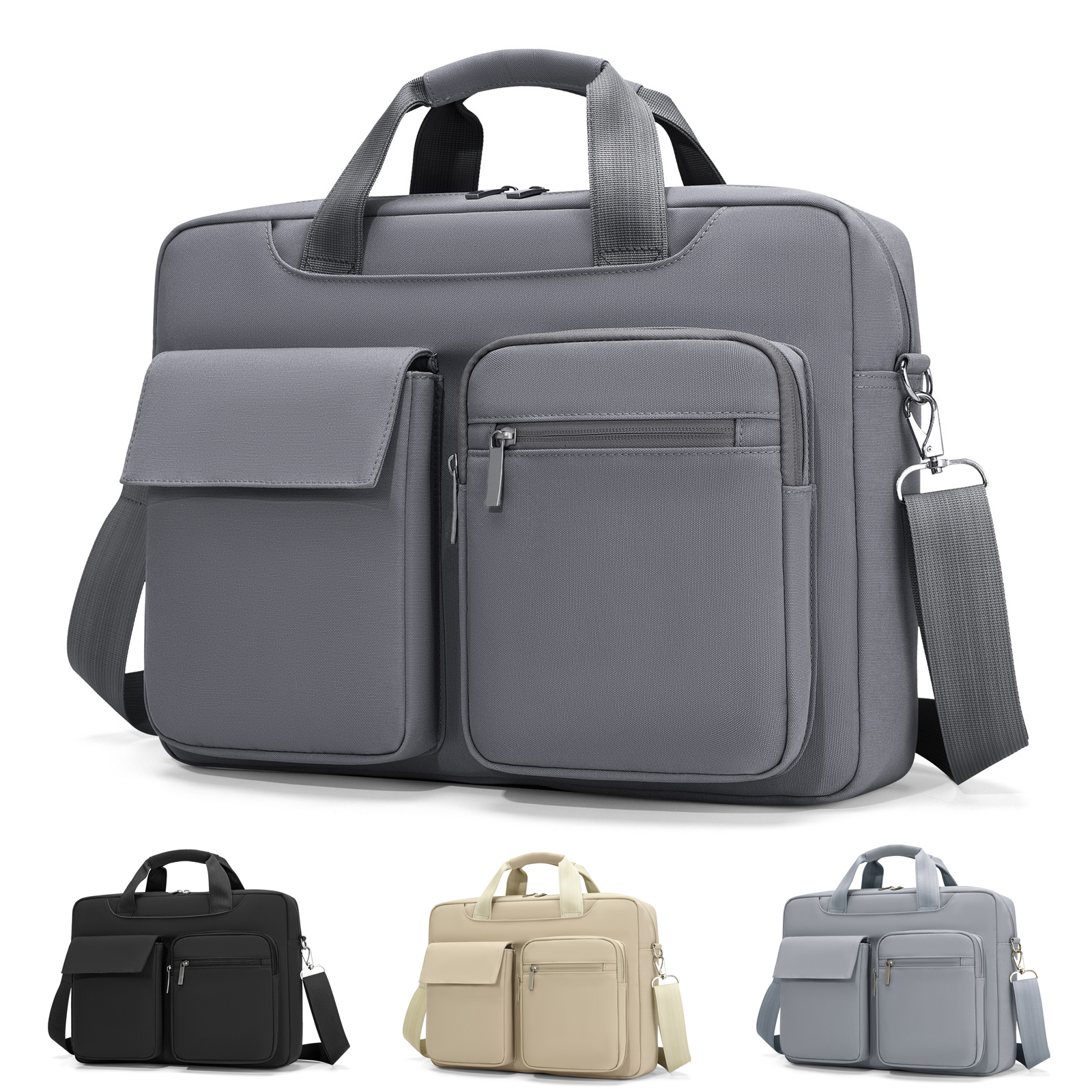 加厚气垫防震多功能笔记本电脑包