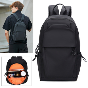 新潮小背包男迷你日常双肩包女防水小型学生书包女小号电脑平板包