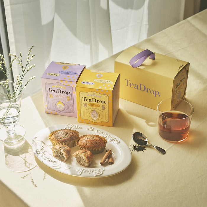 新品日本Tea Drop蛋糕曲奇 饼干巧克力三明治伯爵茶零食礼盒