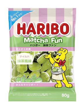 日本进口haribo联名哈瑞宝金熊软糖酸绳子糖果小熊软糖水果天线糖