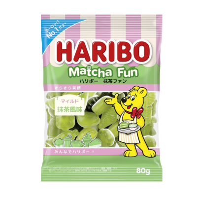 日本进口haribo联名哈瑞宝金熊软糖酸绳子糖果小熊软糖水果天线糖