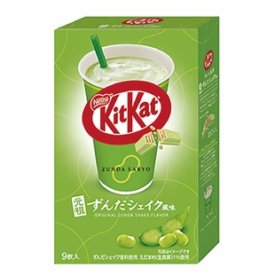 新品日本Kitkat联名仙台特产元组毛豆雀巢奇巧巧克力威化饼干零食