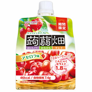 日本Mannanlife蒟蒻畑水果果冻果汁柠檬苹果葡萄