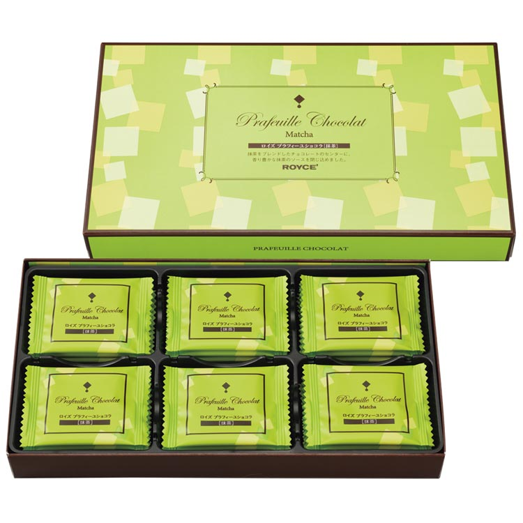日本北海道ROYCE薄片夹心巧克力