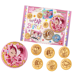 日本 万代 联名BANDAI食玩小魔女DoReMi刺绣吧唧徽章黄油饼干