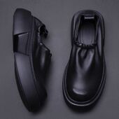 舒适男式 懒人休闲增高乐福鞋 2026新款 套脚男鞋 时尚 鞋 秋季 大头时装