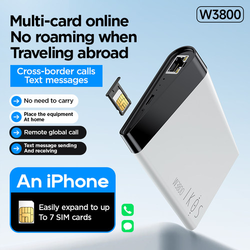 IKOS W3800 Multi-cards Online No Roaming 4G Network
