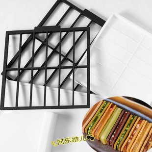 HELLO 焦糖夹心曲奇切模拉丝夹心硅胶模具 WILL网红韩国拉丝饼干