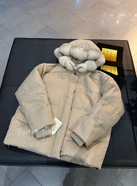 Rindi 26冬季新款 羊绒羽绒服连帽龙猫领 休闲款 女士 意大利代购