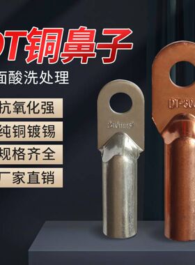 欧科 欧式接线端子铜鼻子量大优惠DT35平方堵油铜线鼻子铜接头