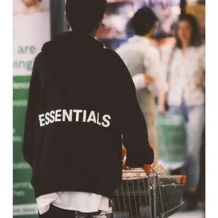 男士 卫衣情侣款 加绒加厚连帽宽松上衣高街 ESSENTIALS复线帽衫 FOG