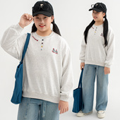 16岁女大童宽松休闲长袖 打底衫 胖女童卫衣春秋款 加肥加大码 上衣