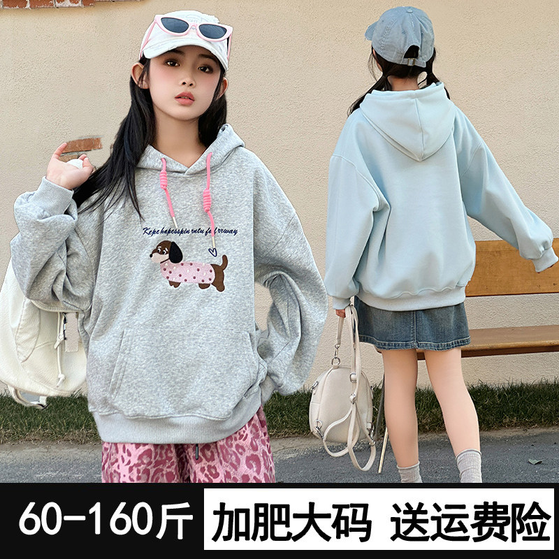 胖女童长袖卫衣春秋2026新款洋气