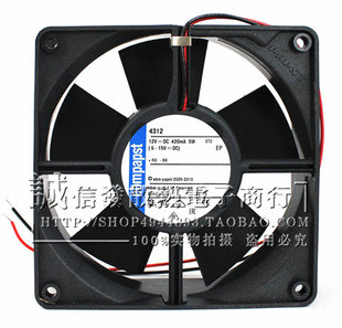 4312 5.0W 4312S 420MA 设备轴流风扇 12V 德国ebmpapst