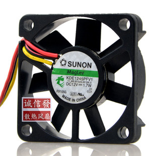 原装 建准SUNON KDE1245PFV1 4510 12V 1.7W 4.5CM 测速功能 风扇