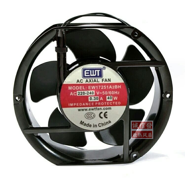 原装 EWT 220V 40W 0.30A 17251 机箱风机 散热风扇 EW17251A2BH