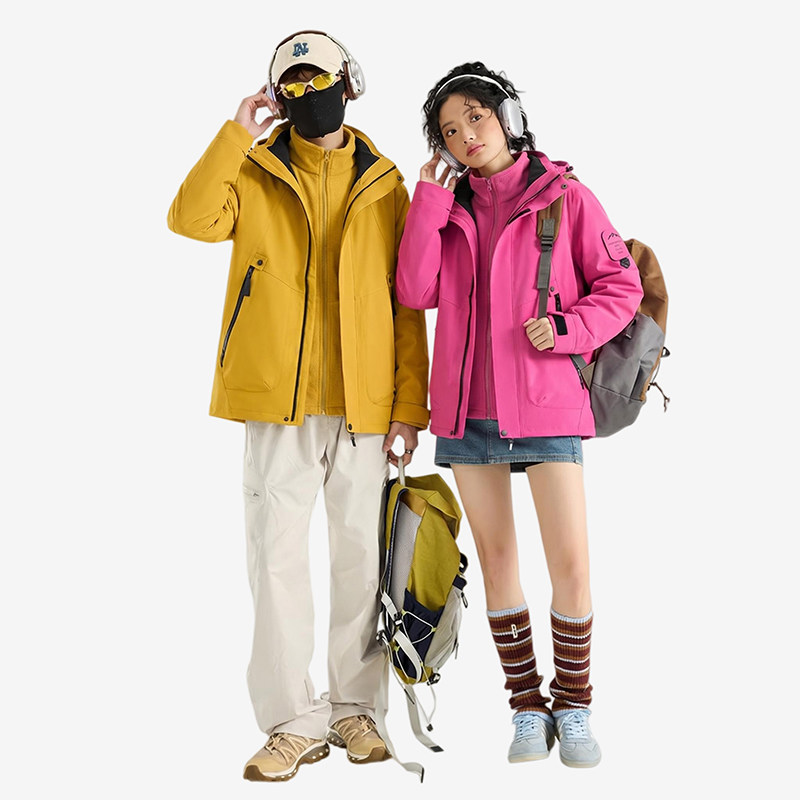 三合一冲锋衣工作服定制LOGO