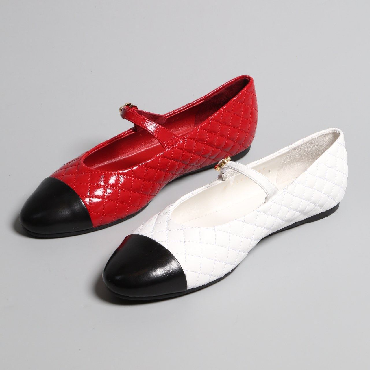 巴黎台款香风格子羊仔皮面内羊皮女鞋子单鞋平底鞋,女鞋,深口单鞋,淘宝优惠券,粉丝福利购,淘宝优惠卷