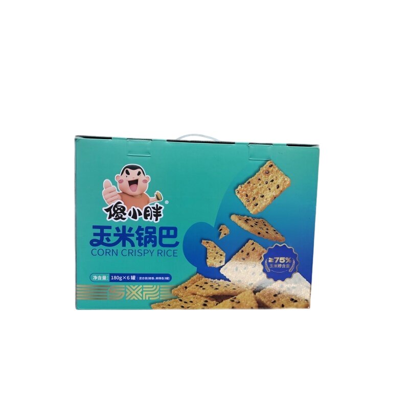 傻小胖玉米锅巴6罐礼盒酥脆