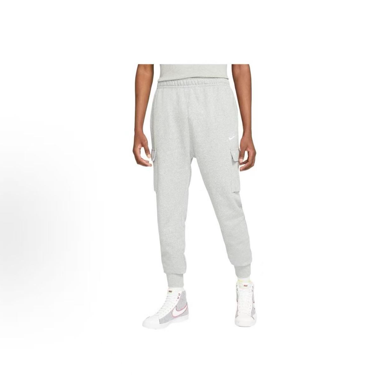 NIKE/耐克男子秋冬跑步训练运动卫裤灰色休闲束脚长裤 CZ9955-063