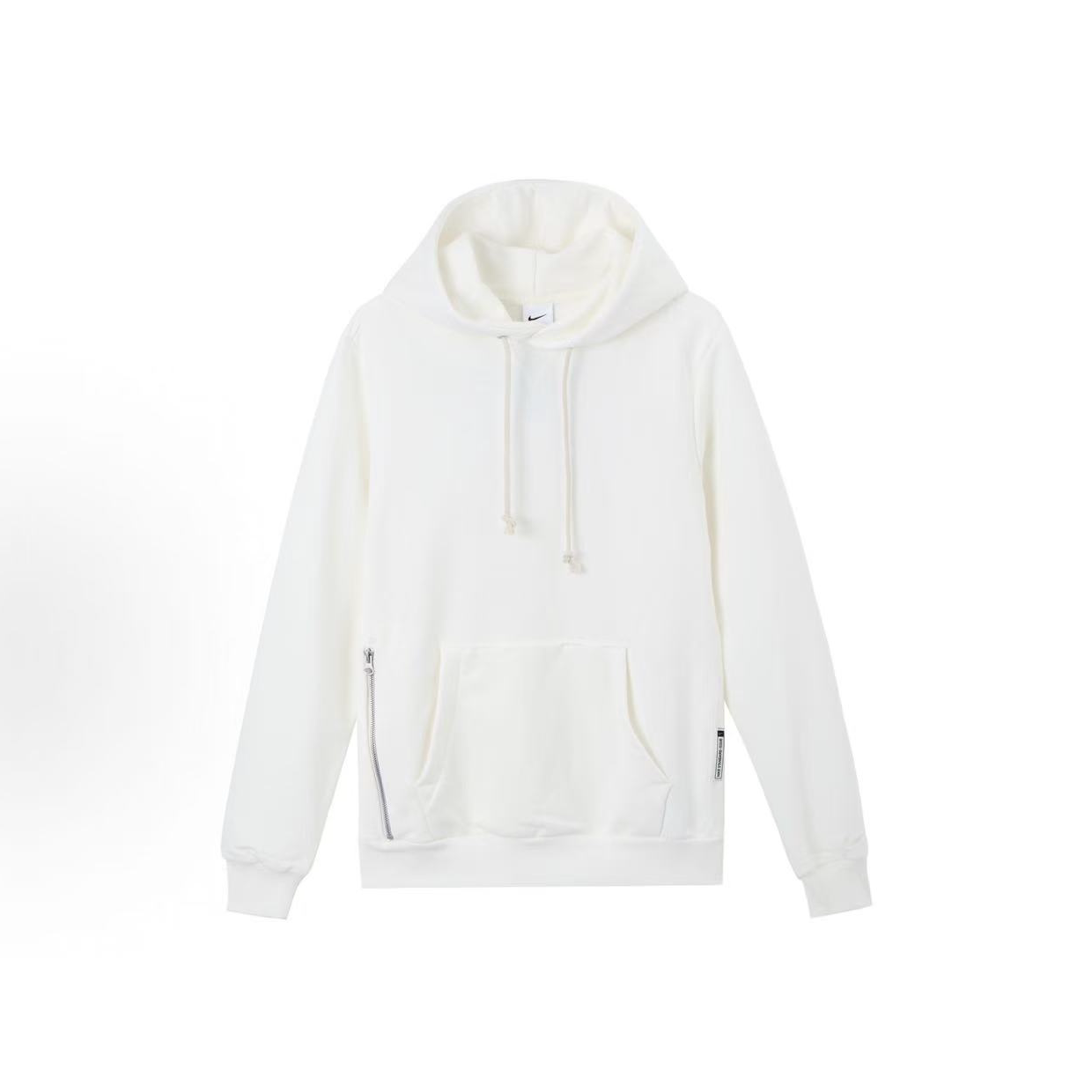 NIKE耐克 DRI-FIT 连帽速干套头帆白色男款卫衣 FZ0219-133