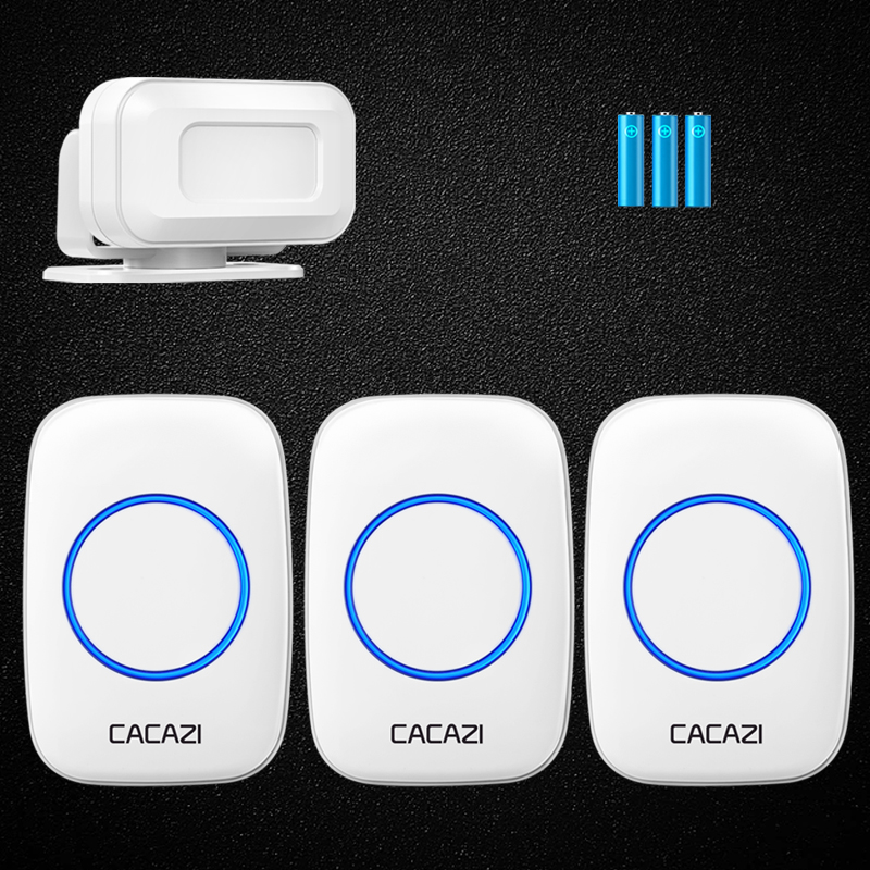 店铺门口欢迎光临感应器店铺进门语音播报提醒迎宾超市分体一拖三