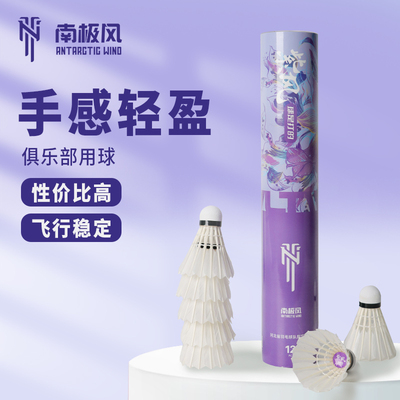 南极风紫风羽毛球全圆飞行稳定落点精准兼顾耐打训练比赛俱乐部