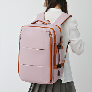 新款 旅行双肩背包男女短途旅游包大容量学生电脑包书包出差行李包
