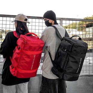 双肩背包女旅行包男书包行李运动健身包轻便手提大容量篮球收纳袋