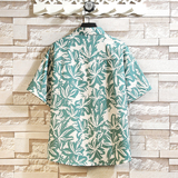 25夏季情侣款短袖复古花衬衫港风衬衣四季星座101CD3913P35，男装衬衫，星座101C（原电商A011-3）