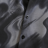 2024款冰丝衬衫男短袖夏季设计感小众衬衣外套D650P35，男装T恤，星座101C（原电商A011-3）