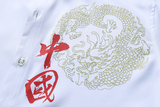 夏季男短袖衬衣印花龙大码衬衫3612P40，男装T恤，星座101C（原电商A011-3）