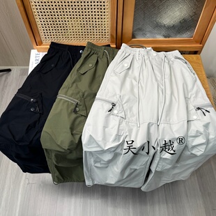 吴小越W2373男童工装散兵裤子儿童运动户外长裤男孩休闲运动裤