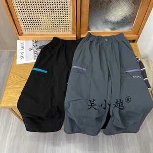 吴小越W2287男童工装散兵裤子儿童运动户外长裤男孩休闲运动裤