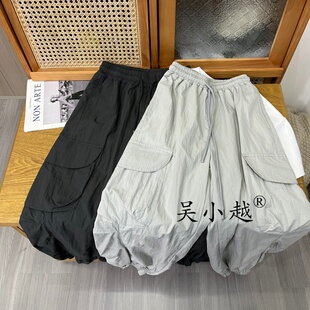 吴小越W2291男童春夏散兵裤子儿童运动户外长裤男孩休闲运动裤